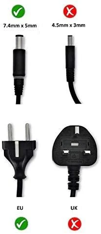 Dell kintamosios srovės adapteris, 130 W, 19,5 V, 3 kontaktų, 7,4 mm, C6 maitinimo laidas, 2 versija