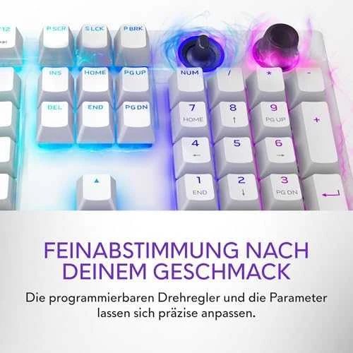 Dell Alienware Tri-Mode Belaidė klaviatūra žaidimams - AW920K - US (QWERTY) - Lunar Light