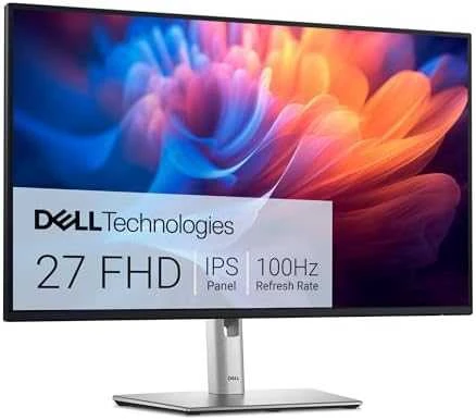 Monitorius Dell P2725H /27"/IPS/LED/1920x1080/16:9/100Hz/8ms/1500:1/300 cd/m2/HDMI/DP/VGA/Pivot/VESA/ (210-BMGC)