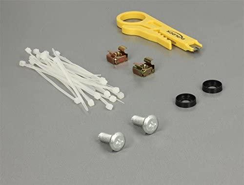 Delock 43316 - RJ-45 - LSA - Juodas - Metal - Rack mounting - 0.5U - 482.6 mm