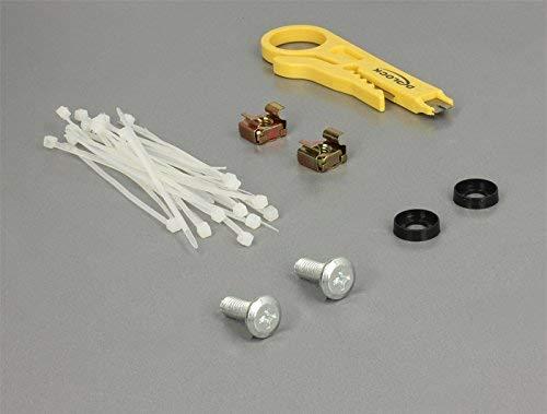 Delock 43316 - RJ-45 - LSA - Juodas - Metal - Rack mounting - 0.5U - 482.6 mm