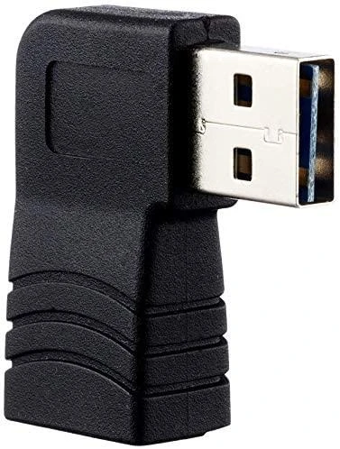 „Delock“ adapteris EASY-USB 2.0-A kištukas > USB 2.0-A lizdas, pakreiptas į kairę / dešinę