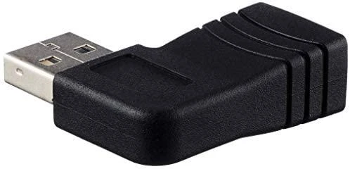 „Delock“ adapteris EASY-USB 2.0-A kištukas > USB 2.0-A lizdas, pakreiptas į kairę / dešinę