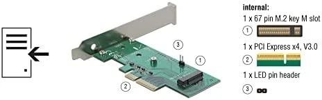 DELOCK PCIe x4 > 1 x M.2 NGFF