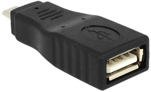DELOCK USB Micro B adapteris > Visiškai padengtas USB 2.0 moteriškas OTG