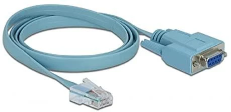 AV signalų perdavimo sistema Delock DELOCK adapteris RS- 232 DB9 BU > 1x Seri. RS- 232 RJ45 St. 1.0m