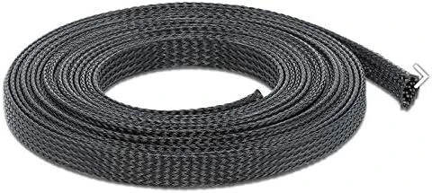 DELOCK 5M 12MM TEMPAMŲJŲ KABELIŲ PINĖ JUODA
