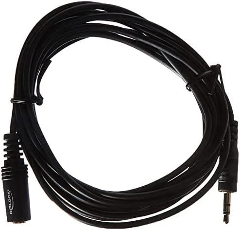 Kabelis Delock Jack 3.5mm - Jack 3.5mm 3m juoda (84002)