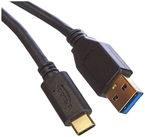 DELOCK Cable SuperSpeed USB 10 Gbps (USB 3.1, Gen 2) A tipo vyriškas > USB Type-C vyriškas 1 m juodas