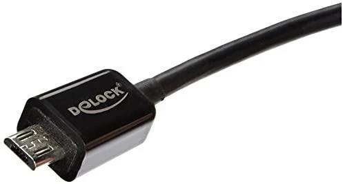 „Delock“ maitinimo paskirstymo kabelis „Micro USB-B“ kištukas > „Micro USB-B“ kištukas OTG