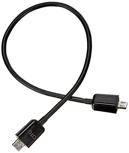 „Delock“ maitinimo paskirstymo kabelis „Micro USB-B“ kištukas > „Micro USB-B“ kištukas OTG