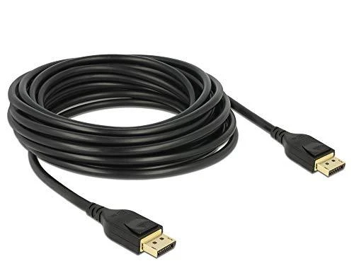 Delock Cable Displayport 1.4 vyriškas daugiau Displayport vyriškas (20 kontaktų) 8K 5m
