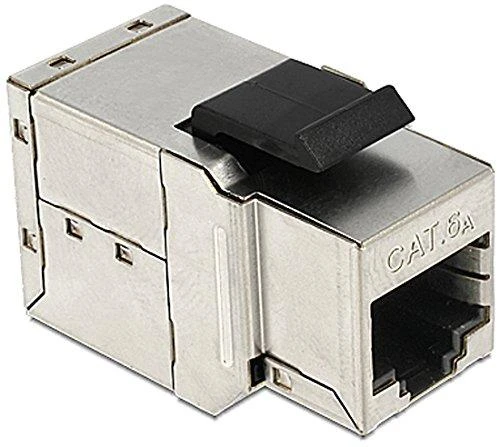 DELOCK Keystone modulis RJ45 moteriškas > RJ45 moteriška kat.6A