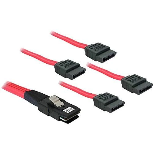 Delock Cable mini SAS SFF-8087 > 4 x SATA 7 kontaktų 50 cm