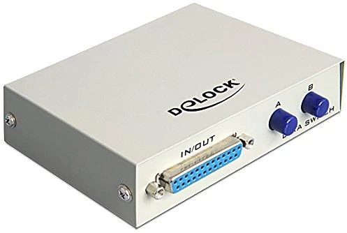 „Delock“ rankinis 2 prievadų lygiagretusis jungiklis „Sub-D“, 25 kontaktų (87618) – „Morelenet_1000691“