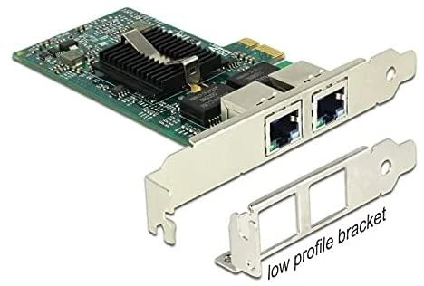 DeLOCK PCIe > 2 x Gigabit LAN, LAN-Adapteris