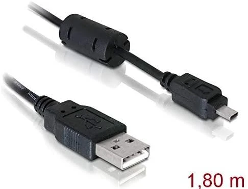 DELOCK kabelis Kamera Nikon 8 kontaktų USB UC-E6