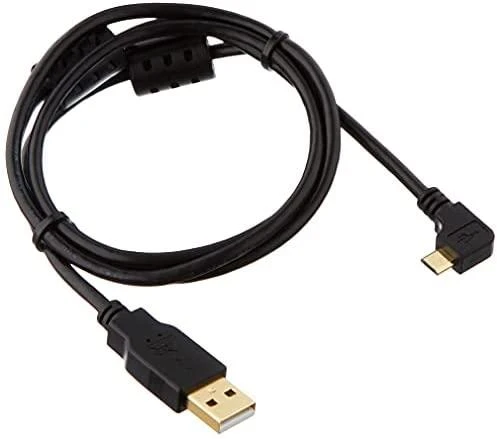 DELOCK kabelis USB micro-B St/ USB-A St 100cm 90 Grad