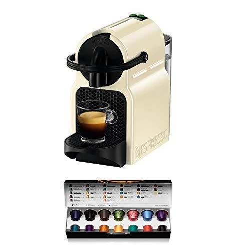 Kavos aparatas Delonghi EN80.CW Inisia Nespresso Slėgis 19 bar, kapsulinis kavos virimo aparatas, 1260 W, Kreminis