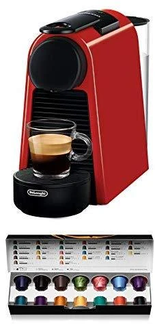 Kavos aparatas Delonghi EN 85.R Essenza Mini Slėgis 19 bar, kapsulinis kavos virimo aparatas, 1150 W, Raudona