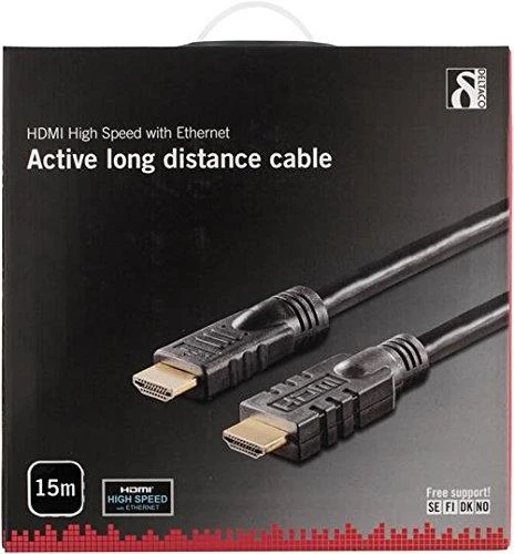 Deltaco aktyvus HDMI kabelis 15m pakuotė