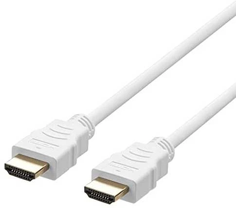 HDMI kabelis DELTACO ULTRA didelis spartos, 48Gbps, 3m, eARC, QMS, 8K at 60Hz, 4K at 120Hz, baltas / HU-30A