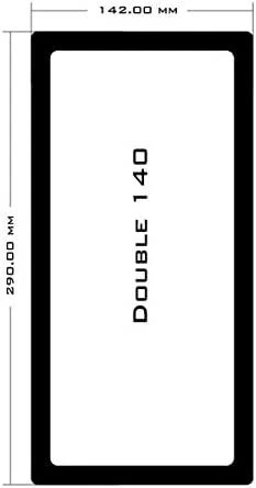 Demciflex dust filter for XSPC EX 280 – juodos spalvos/juodos spalvos