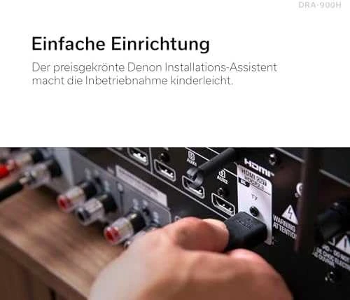 Muzikinis centras DENON DRA-900H tinklinis stereo stiprintuvas su HDMI