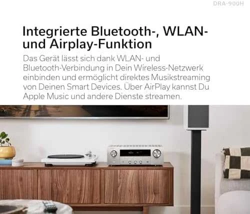 Muzikinis centras DENON DRA-900H tinklinis stereo stiprintuvas su HDMI