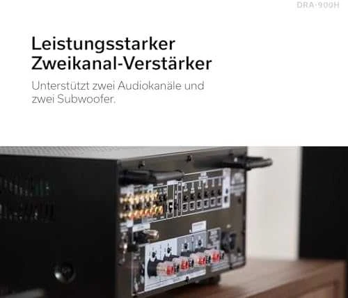 Muzikinis centras DENON DRA-900H tinklinis stereo stiprintuvas su HDMI