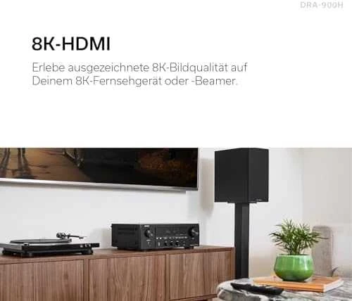 Muzikinis centras DENON DRA-900H tinklinis stereo stiprintuvas su HDMI