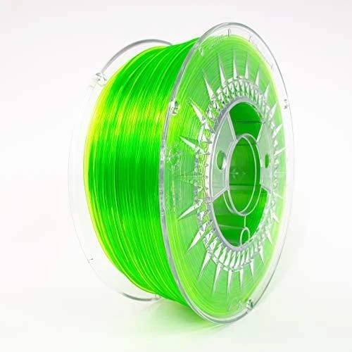 PET-G 1.75mm žalias permatomas siūlas ritei