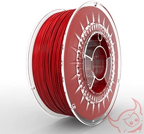 Plastikas Devil Design PLA - 1.75mm - 1kg - Hot Raudona