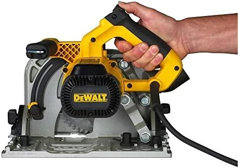 Dewalt elektrinis įleidžiamas pjūklas + kreipiančioji liniuotė, 1,5 m (‎DWS520KTR-QS)