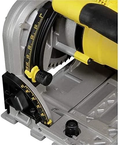 Dewalt elektrinis įleidžiamas pjūklas + kreipiančioji liniuotė, 1,5 m (‎DWS520KTR-QS)