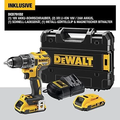 Dewalt suktuvas-gręžtuvas su priedų komplektu