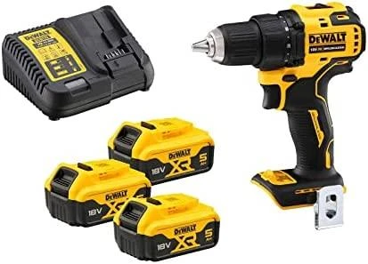 Suktuvas-gręžtuvas DeWalt DCD708P3T-QW; 18 V; 3x5,0 Ah akum.
