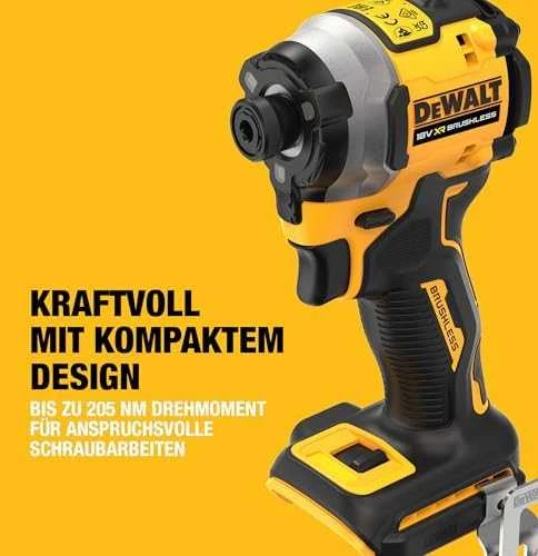 Akumuliatorinis smūginis suktuvas DEWALT 18V DCF850N-XJ be akumuliatoriaus ir kroviklio
