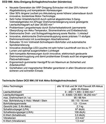 Įrankių rinkinys DeWalt DCK856P4 (DCD996+DCF894+DCH273+DCG405+DCS367+DCS335+DCS570+DCL050); 18 V; 4x5,0 Ah akum.