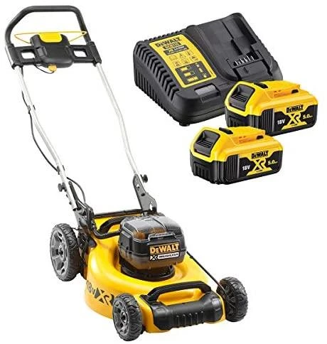 Akumuliatorinė vejapjovė DeWalt DCMW564P2; 2x18 V; 2x5,0 Ah akum.