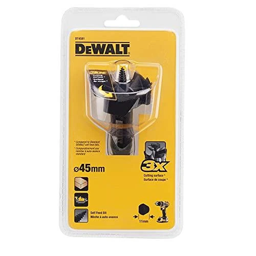 Furnitūros skylių grąžtas DeWalt DT4581-QZ; 45 mm
