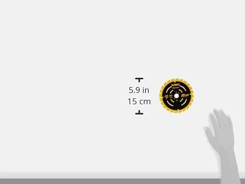 Pjovimo diskas medienai DeWalt; 165x1,65x20,0 mm; Z24; 18°