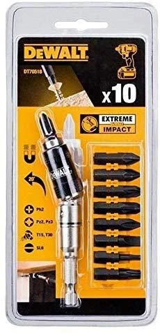 DEWALT DT70607T-QZ – 29-teiliges Bitset Für Impact Schrauber, Mit Steckschlüssel & Adapter