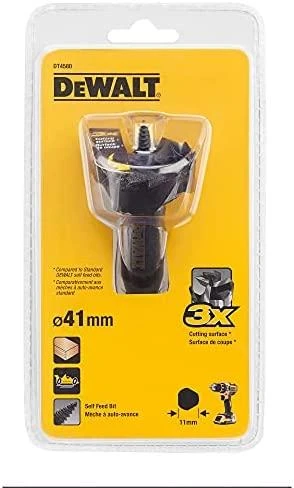Stanley Furnitūros skylių grąžtas DeWalt; 41 mm