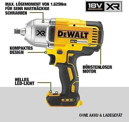 DEWALT Smūginis veržliasukis DCF899NT  950Nm  be akumuliatoriaus ir kroviklio