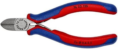 Kandyklės Cu Ø0.4-2.5mm 125mm, 76 22 125 KNIPEX