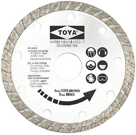 Tarcza Verto Diamond gelež geležtė 115x22,2mm turbina