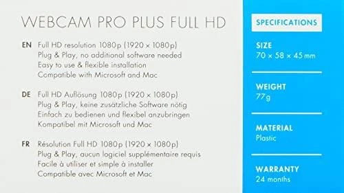 DICOTA D31841 Webcam PRO Plus Full HD
