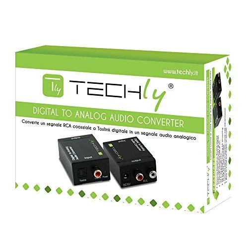 Techly IDATA SPDIF-3 kabelių sąsaja / invertavimo adapteris Multiconnection RCA Juoda