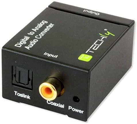 Techly IDATA SPDIF-3 kabelių sąsaja / invertavimo adapteris Multiconnection RCA Juoda